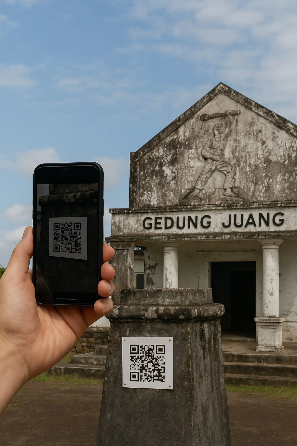 Sanga - Sanga Luncurkan " Si Mata Pejuang " Inovasi QR - Code Hidupkan Wisata Sejarah Kota Juang
